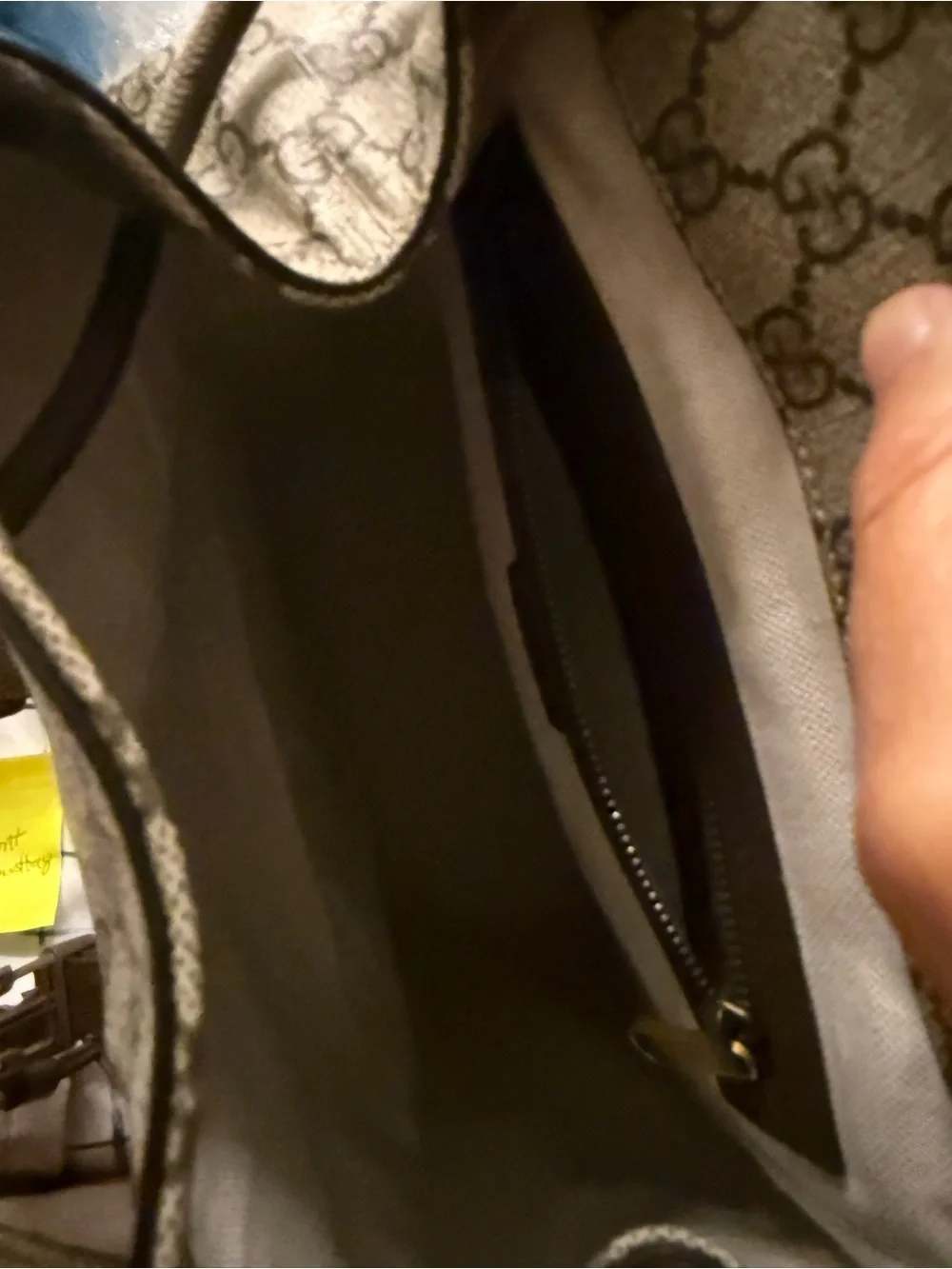 Gucci backpack beige